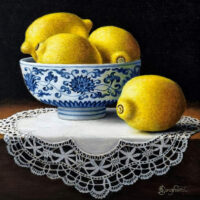 Chinese Bowl with Lemons - Anne Songhurst