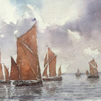Thames Barges - Robert Sheffield