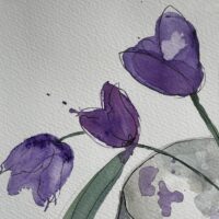 Purple Blooms - Susan Heath