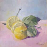 Lemon Halved with Leaves - Frances Cooley