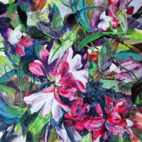 Crimson Rhododendron - Mitzie Green