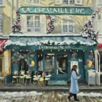 Cafe in Montmartre - Lesley Dabson