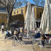 Three Parasols - Angela Roberts