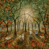 A Woodland Walk - Lilian Guilder